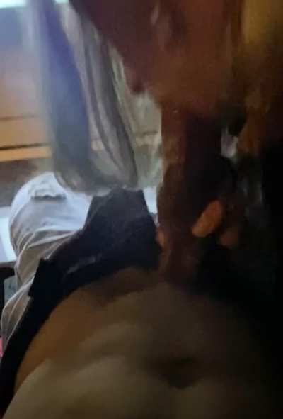 Friends mom sucks my dick after hearing rumors about me