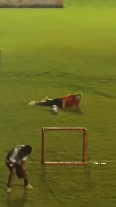 To strike a goal