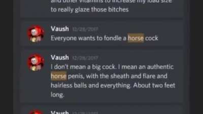 Vaush Likes Horse Cock.