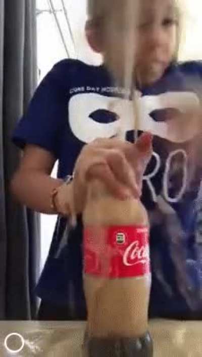 Good old coke + mentos