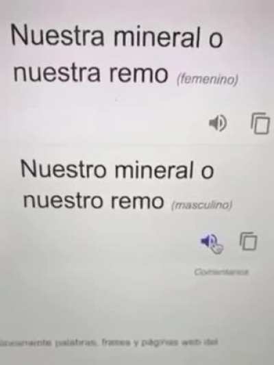 Spaniard is learning English