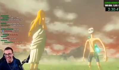 When your Custom character is in a cutsence