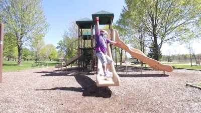 Shaggy 2 Dope of the Insane Clown Posse snaps arm on playground slide while filming his Vlog