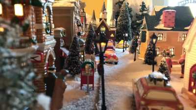 After 10 years in the attic, I decided it was time to break out Snow Village.
