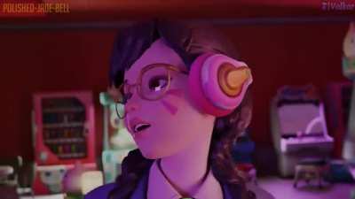 Cum On D.va Ass (Polished-Jade-Bell) [Overwatch]