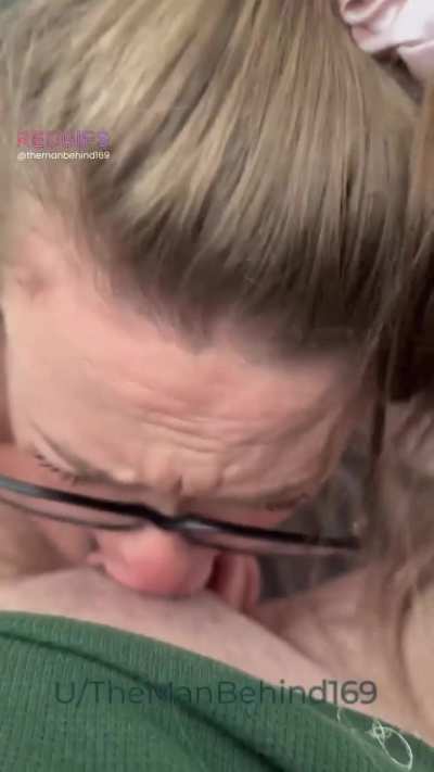 Getting that mouthful 
