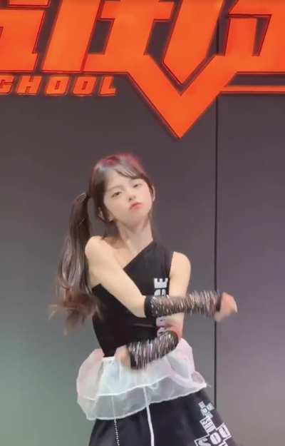 cute girl dancing