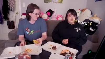 Satan<wbr>panti<wbr>es666 burp - she’s a dorky goth OnlyFans BBW, and she’s really funny and sexy 🖤 (she’s also got plenty of other burping videos online 😉)