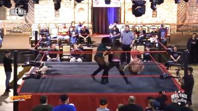 Reiza Clarke gets an Uppercut From Behind by her Male Opponent