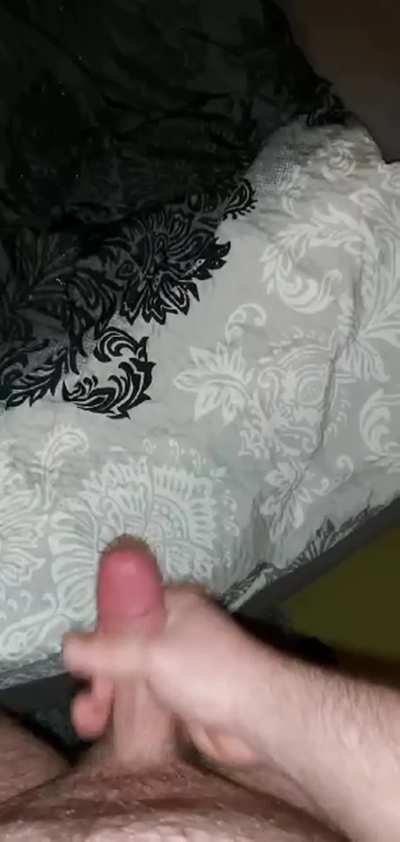 Imagine you laying there taking my load