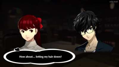 Sumi tries a new look for her senpai (Video with sound!)