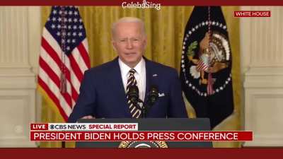 Biden sings Firework by Katy Perry