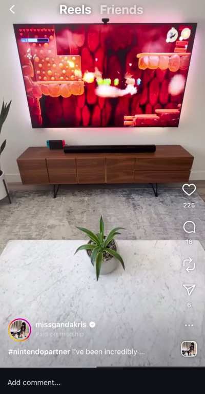 Cute gamer girl feet in this IG Ad!