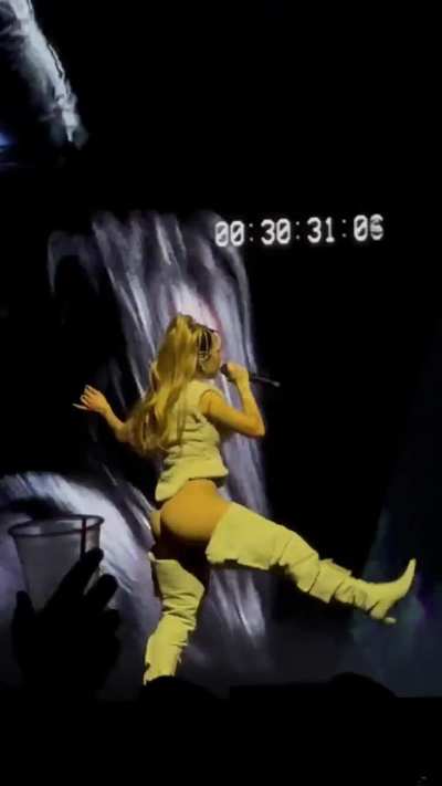 Doja Cat performing 