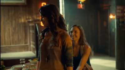 Melanie Scrofano ass slapped by Dominique Provo<wbr>st-Ch<wbr>alkle<wbr>y