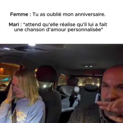 Je suis nul pour les cadeaux. Là, elle a pleuré 🥹