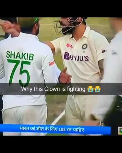 At this point he is just embarrassing Himself in test format