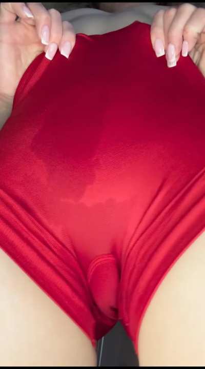 My gym shorts are soaked and it’s not from sweat