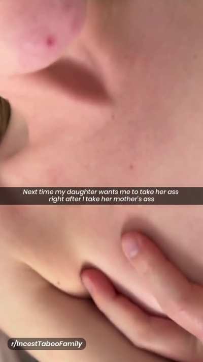 Next time my daughter wants me to take her ass