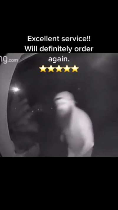 Excellent delivery service