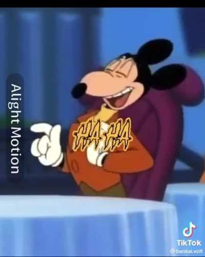 Mickey goated Fr