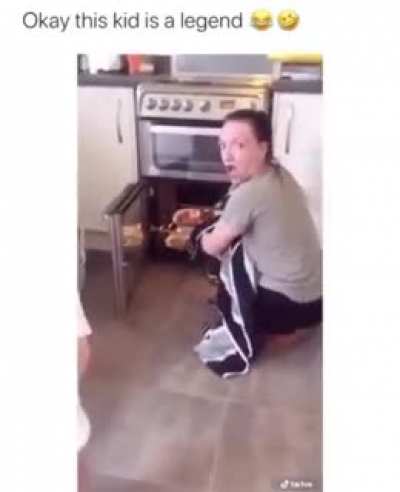 Kid sings the song of his people