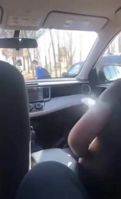sneaking into friend's car