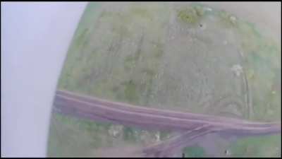 Ukrainian drone bombs two Russian trucks in Maloryazantseve, date unknown (at 48.88161, 38.39076)