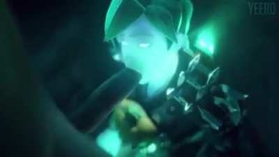 Will-O'-Wisp Tracer sucking dick (Yeero)