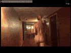 Walking naked in the motel hallway [GIF]