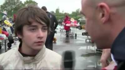 Leclerc after the race