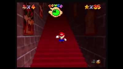 Hu Tao, but she's voicing Mario