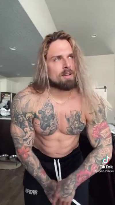 The closer you look at his tattoos, the stranger they get
