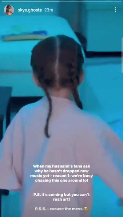 Skye Addresses About GHOSTEMANE dropping an album on a story.