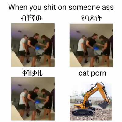 Cock poop clit