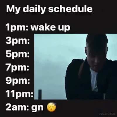 i wake up and suffer
