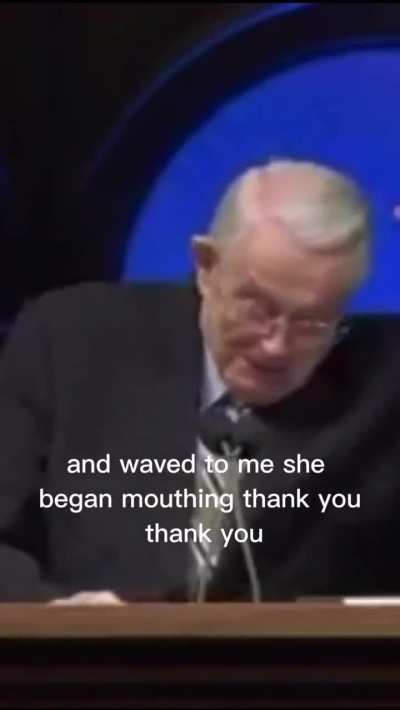 Elderly gentleman teaches us a valuable lesson