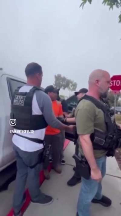 Encinitas, SD — Man Detained by ICE in front of his children while dropping them off at elementary school. Prayers!