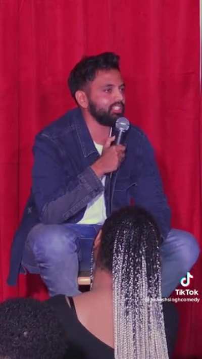 “Comedian”s reaction to a heckler is a spiralling shitfest of angry cringe. This guy did not stop, and not a single bit was funny. This guy fully saw red all because an audience member didn’t laugh