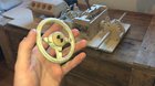 Some of you wanted to see the crankshaft in action + made the differential today, it’s still a bit unpolished (90 degree gears are though)