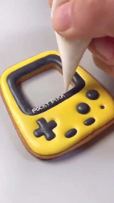 Pocket Pikachu cookie