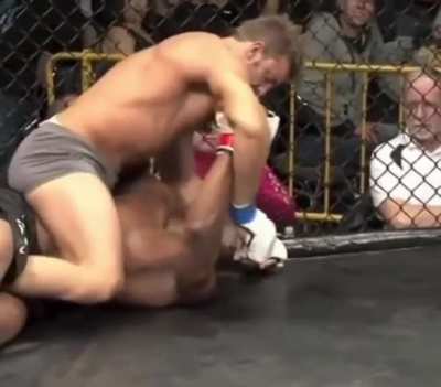Fighter helping his opponent avoid a chipped tooth