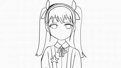 I re-animated some of the BlendS op to be Monogatari girls