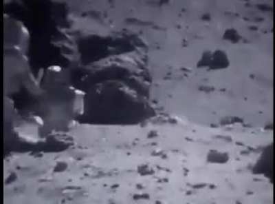 Moon footage, sped up.