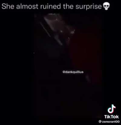 Main character almost ruins the surprise. 