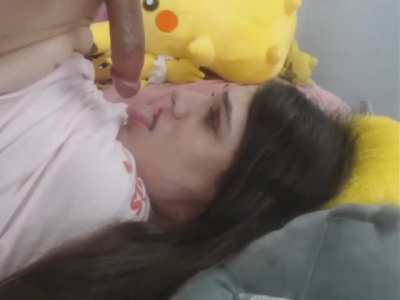 Jesse Bells Cums In Her Mouth