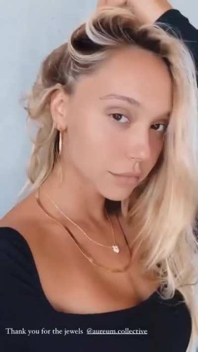 Showing her jewels