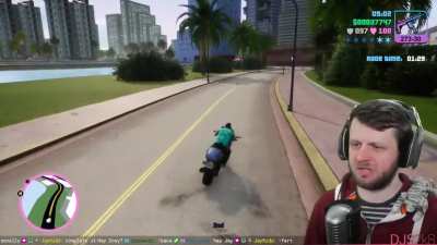 GTA Vice City police is too good...