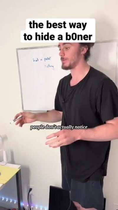 Best way to hide a boner