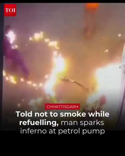 Testing your luck in a petrol pump is not smart ,